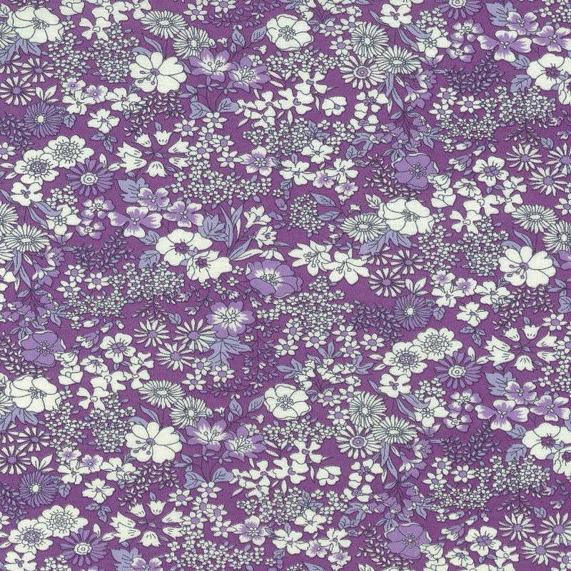 PURPLE Floral 1E, Flownny I Lawn from KOKKA