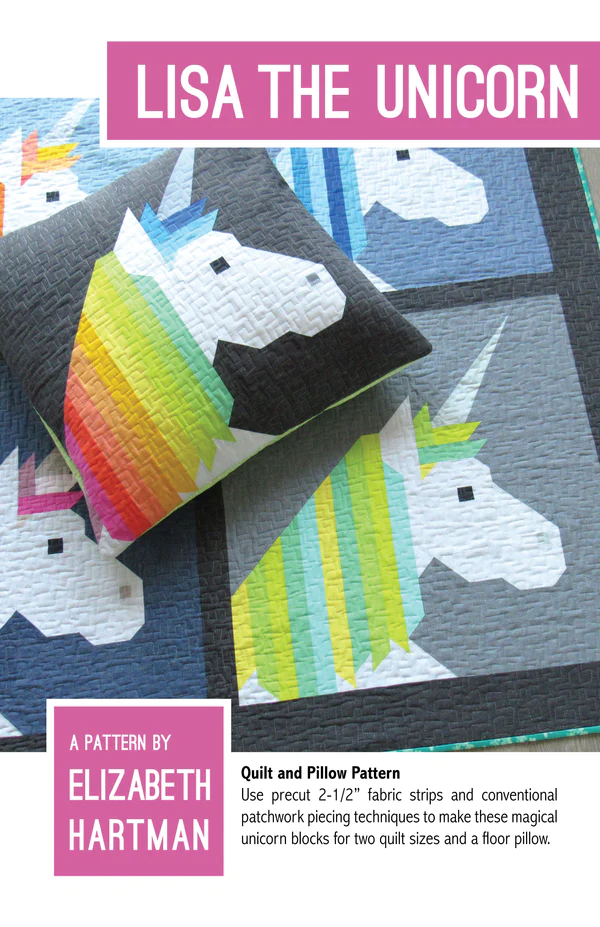 Lisa The Unicorn, A Pattern by Elizabeth Hartman