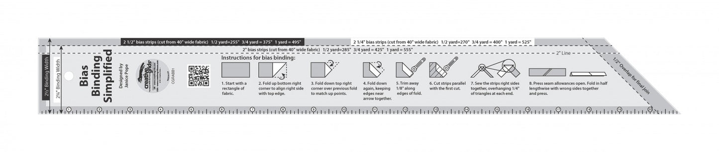 Bias Binding Ruler by Creative Grids