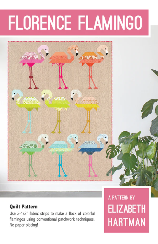 Florence Flamingo, A Pattern by Elizabeth Hartman