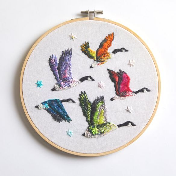 Un-kit Embroidery Canvas by Trailhead Yarns