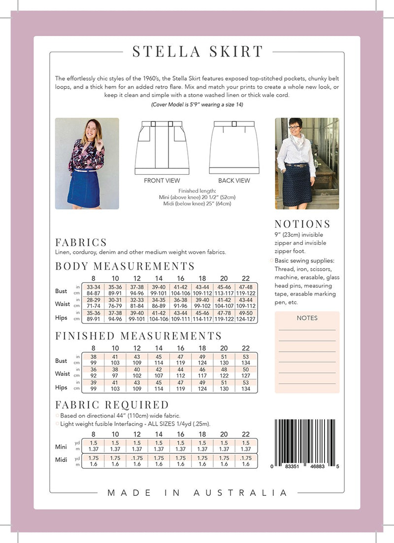 Stella Skirt Pattern from Sew To Grow