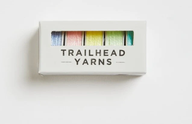 Acorn Cache, 5 Acorn Bobbin Set, Tencel Pearl Cotton by Trailhead Yarns