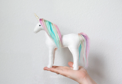 Unicorn Stuffed Animal Sewing Kit from DelilahIris Designs