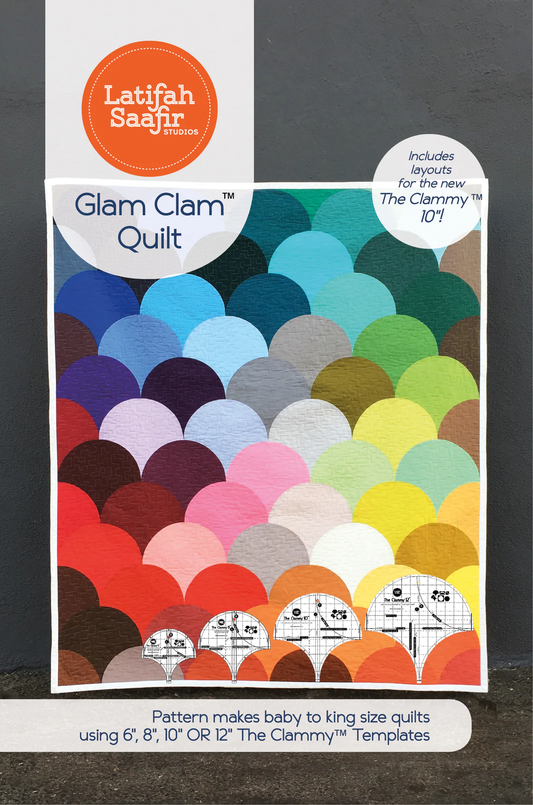 Glam Clam Quilt Pattern by Latifah Saafir Studios