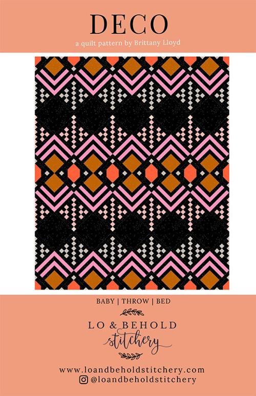 Deco Quilt Pattern by Lo & Behold Stitchery