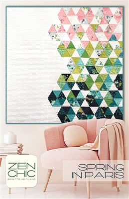 Spring in Paris Quilt Pattern by Zen Chic