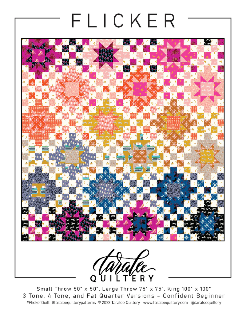 Flicker Quilt Pattern by Taralee Quiltery