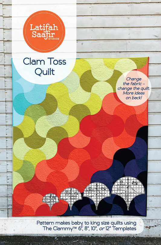 Clam Toss Quilt Pattern by Latifah Saafir Studios