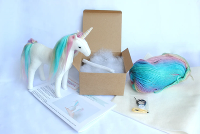 Unicorn Stuffed Animal Sewing Kit from DelilahIris Designs