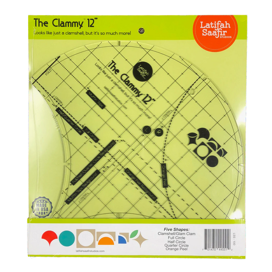 The Clammy 12" Ruler by Latifah Saafir Studios