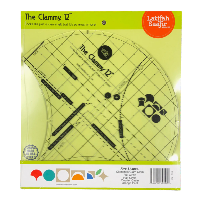 The Clammy 12" Ruler by Latifah Saafir Studios