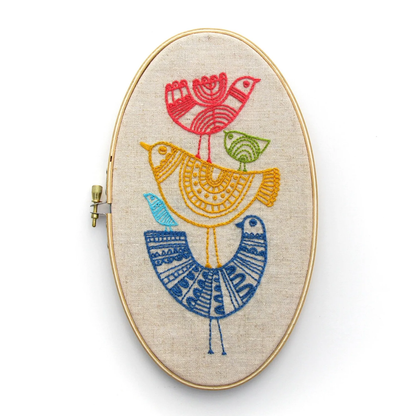 Lisa Congdon Birds Embroidery Kit from BudgieGoods