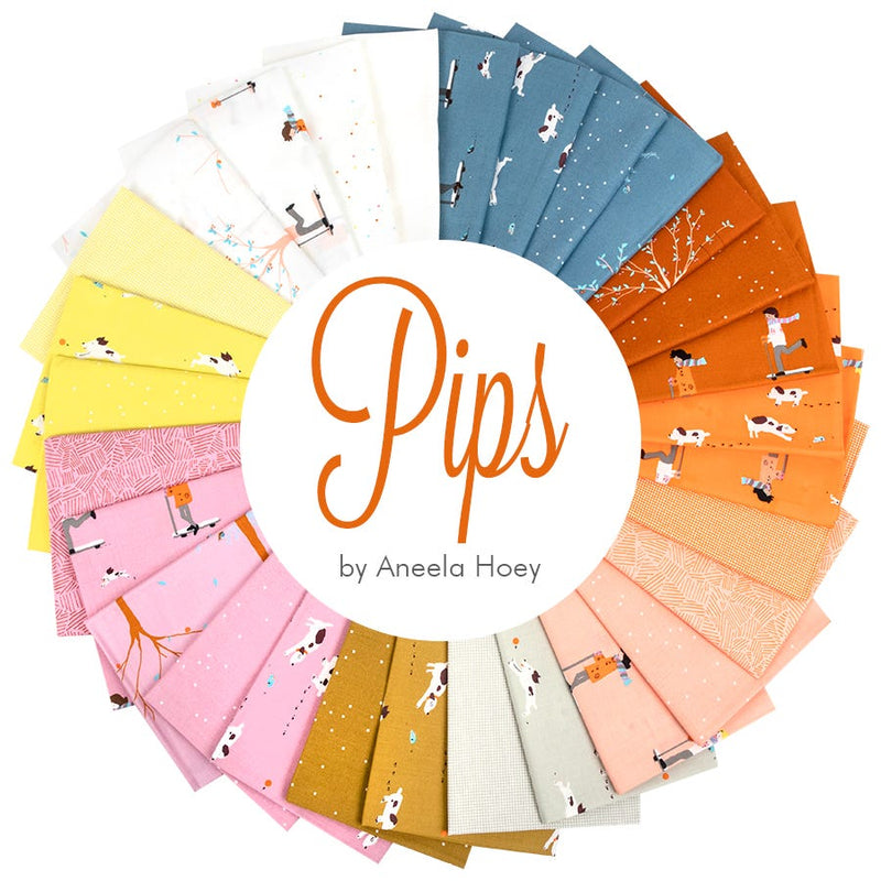 Fat Quarter Bundle, Pips by Angela Hoey, Moda Fabrics