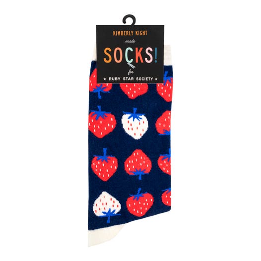 Strawberry Socks by Kimberly Kight for Ruby Star Society